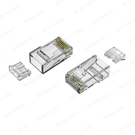 Network Cat.6A UTP Connector RJ45 With Insert 3 Up 5 Down